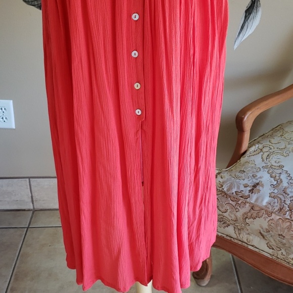 Topshop Button Through Midaxi Dress - Picture 5 of 8